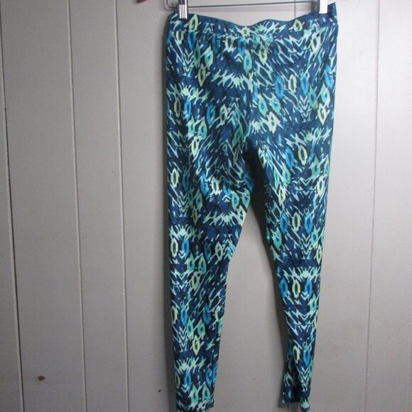 Everlast Leggings M Green Blue Athletic Workout - Picture 11 of 13